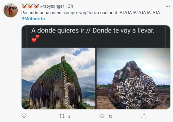 Meteorito en Barranquilla - Foto: Twitter