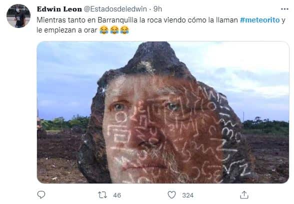 Meteorito en Barranquilla - Foto: Twitter