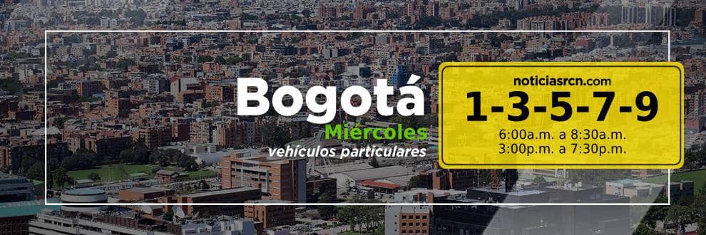 Pico y Placa Bogotá hoy 1 de septiembre del 2021