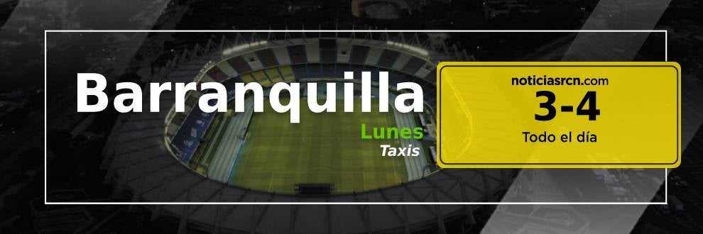 Pico y placa Barranquilla lunes 20 de septiembre