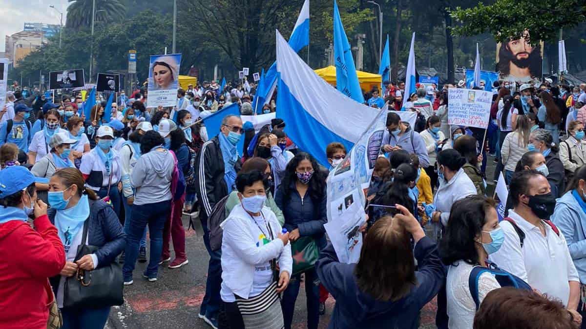 Protesta contra el aborto - Foto Noticias RCN