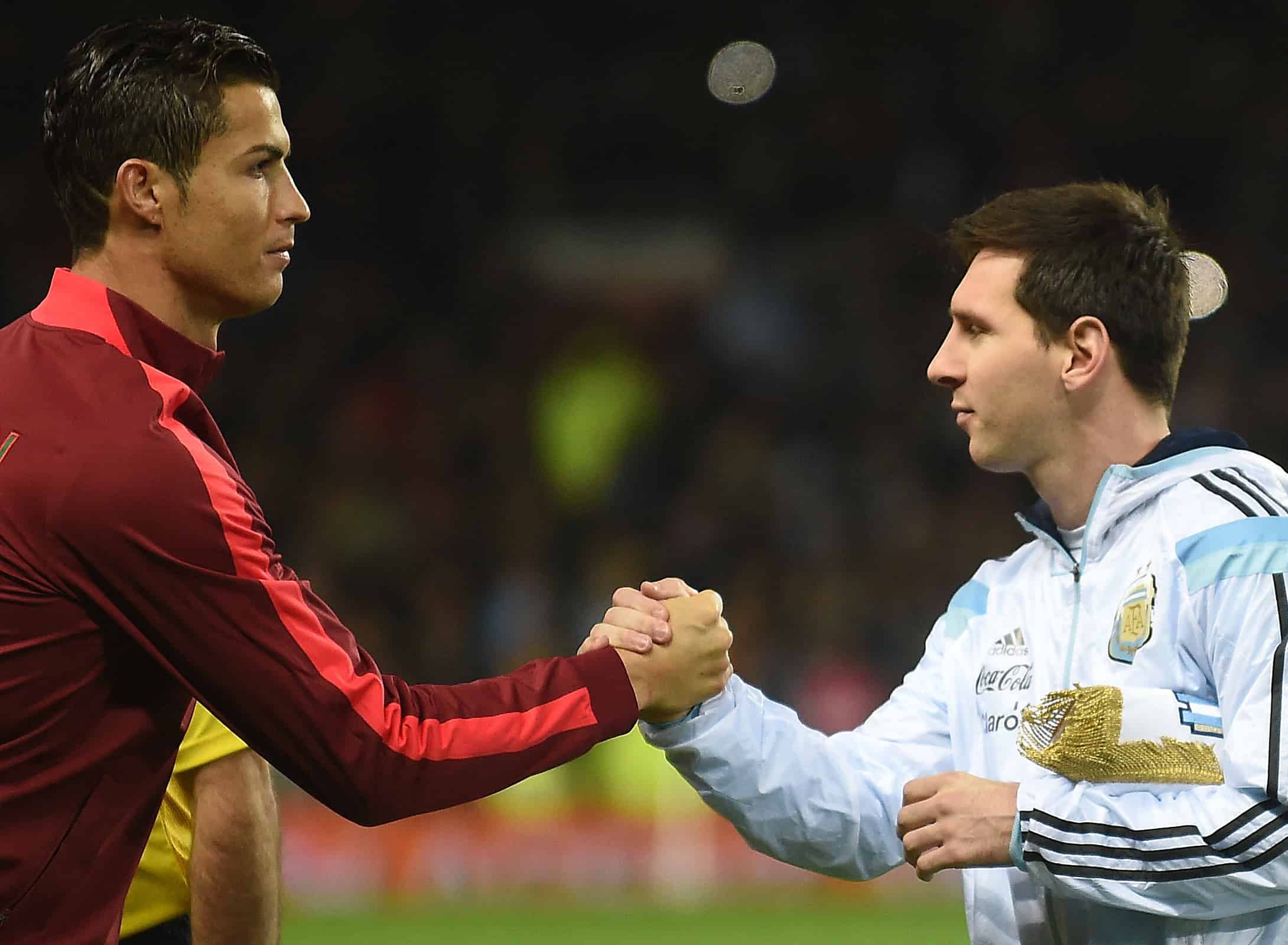 Cristiano Ronaldo y Lionel Messi - AFP