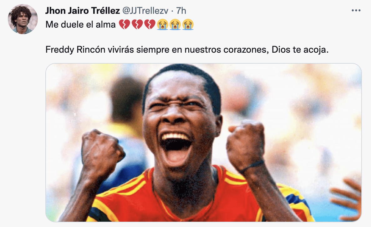Jhon Jairo Tréllez despide a Freddy Rincón