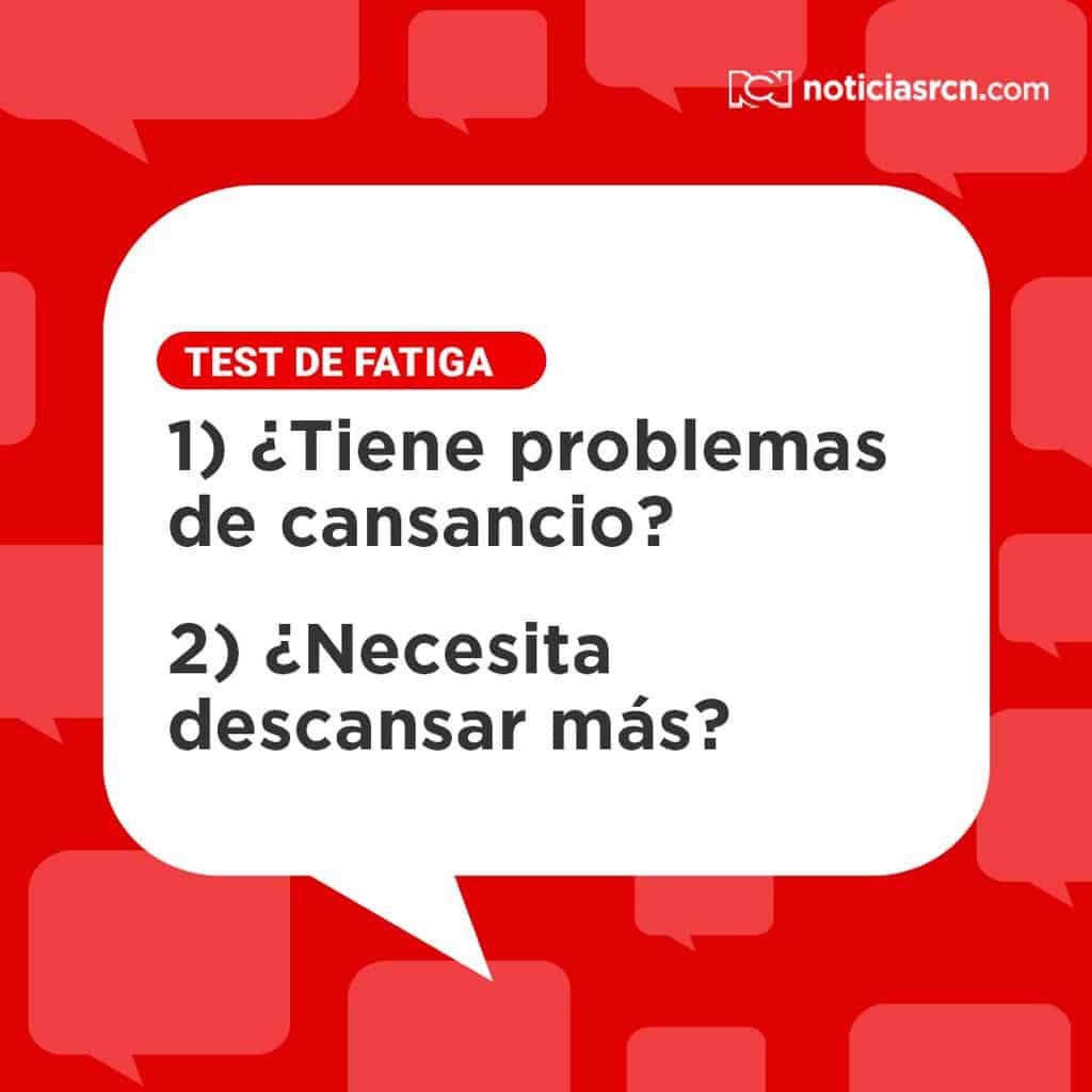 Test de fatiga - Foto: Noticias RCN