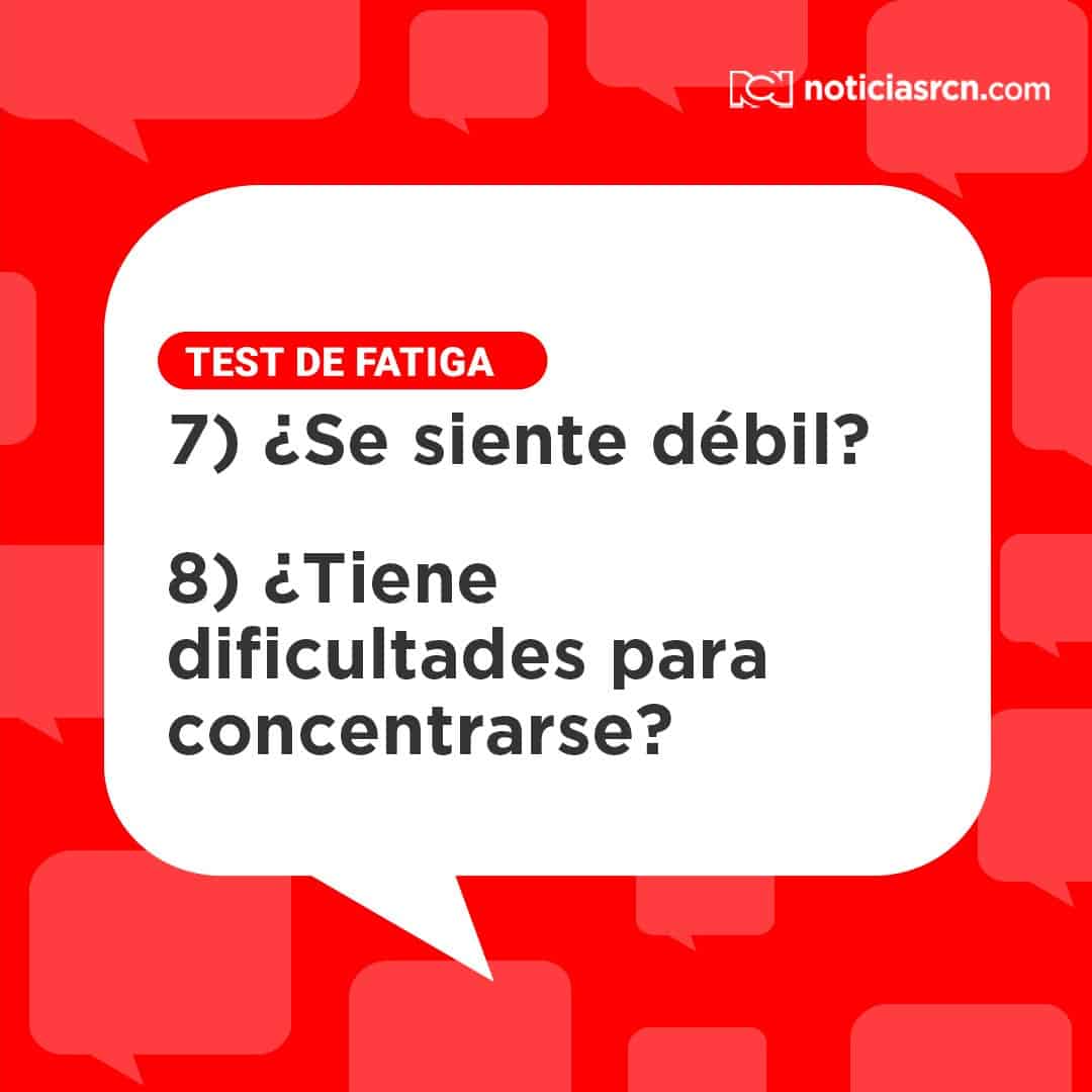 Test de fatiga - Foto: Noticias RCN