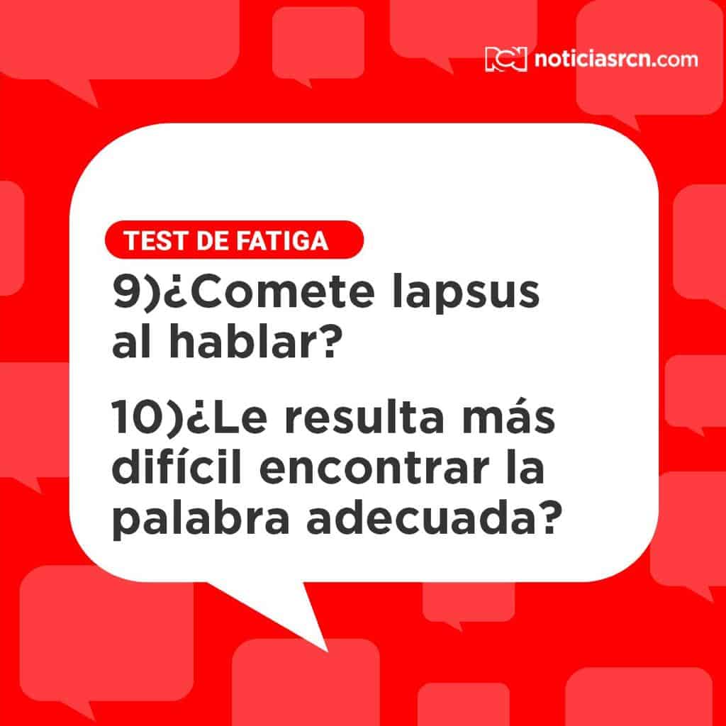 Test de fatiga - Foto: Noticias RCN