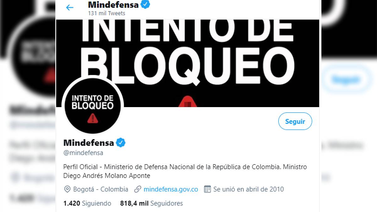 Foto: Twitter Ministerio de Defensa de Colombia