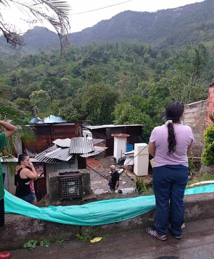 Vendaval en Muzo, Boyacá