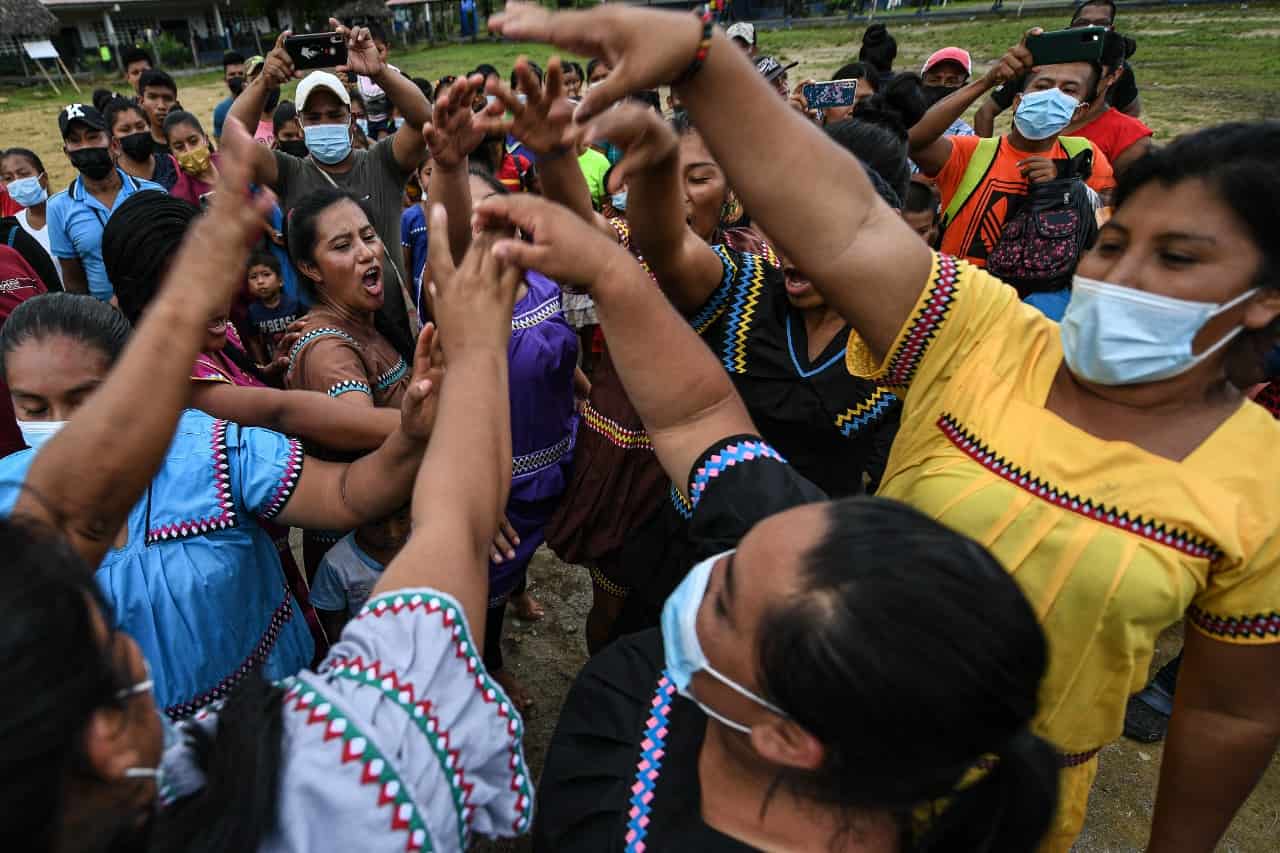 Indígenas Panamá / AFP