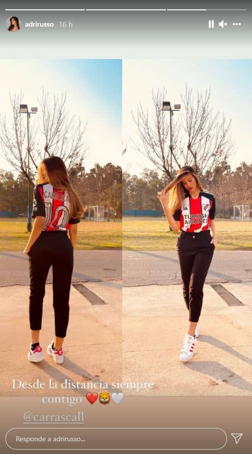 Adriana Russo, novia Jorge Carrascal