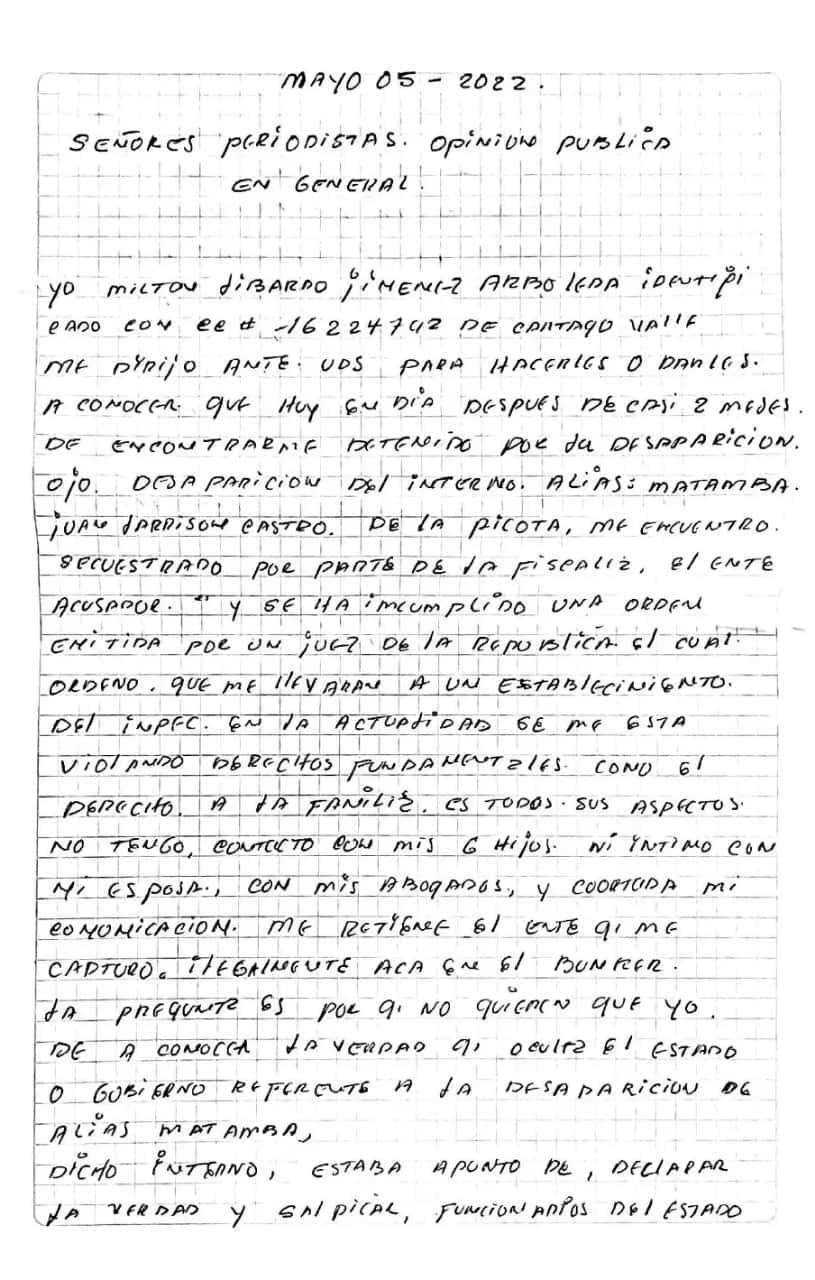 Foto: Sindicato Inpec