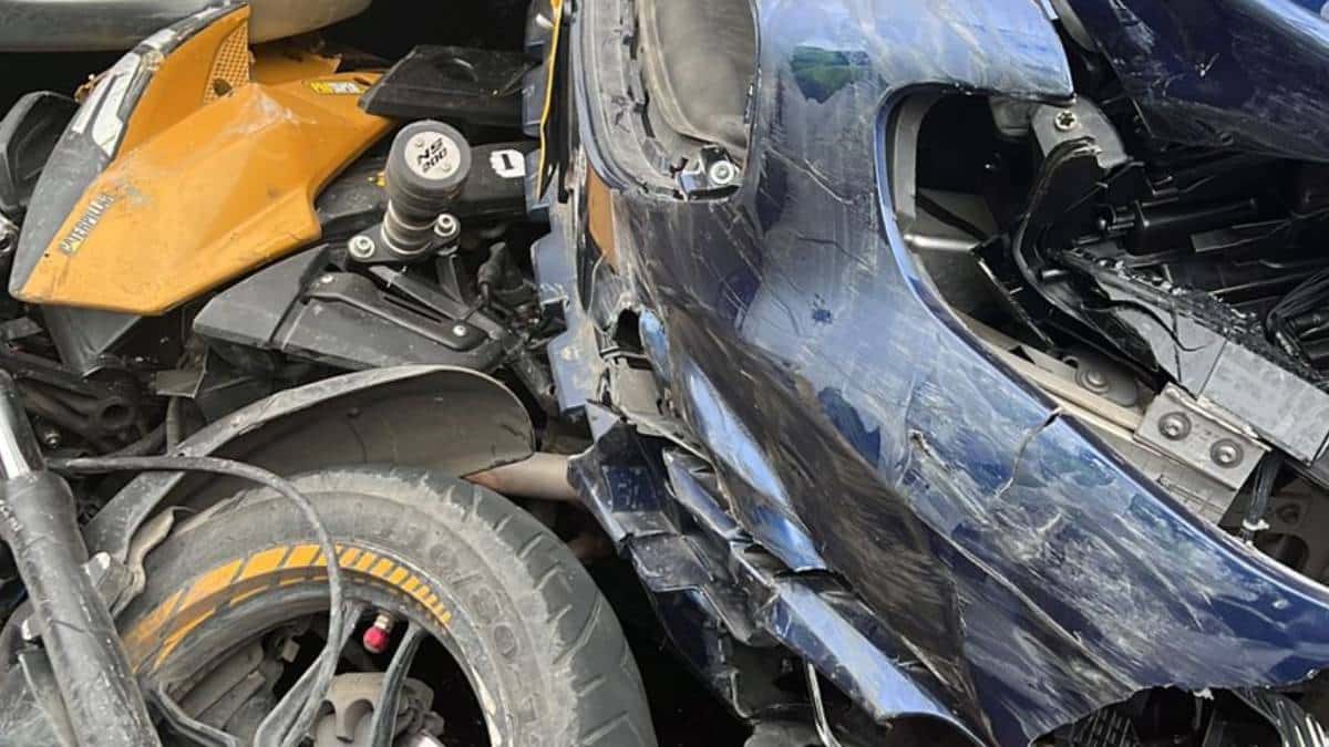 Conductor de BMW estrelló a ladrones en Bogotá - Foto: Noticias RCN