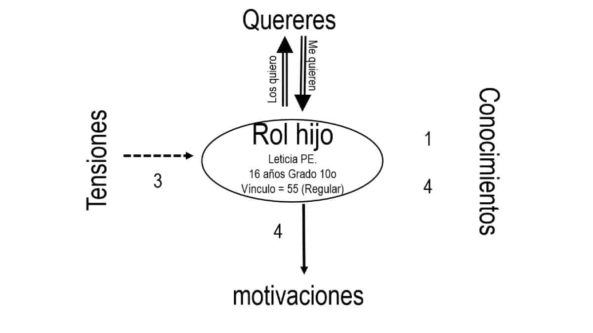 Afectograma de Leticia