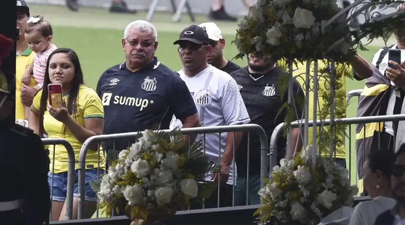 Imágenes del funeral de Pelé en Brasil - Foto: AFP