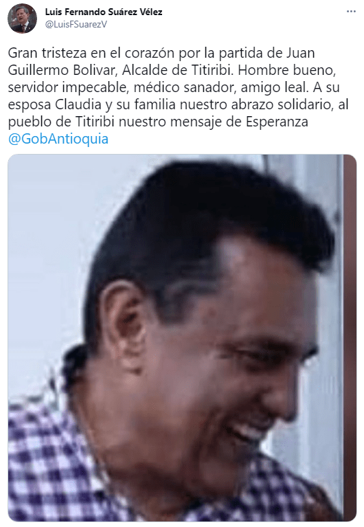 Trino gobernador de Antioquia