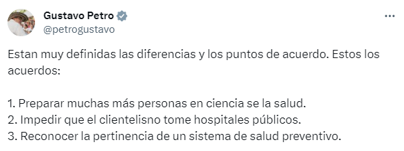 Que paso en reunion de Gustavo Petro y Alvaro Uribe