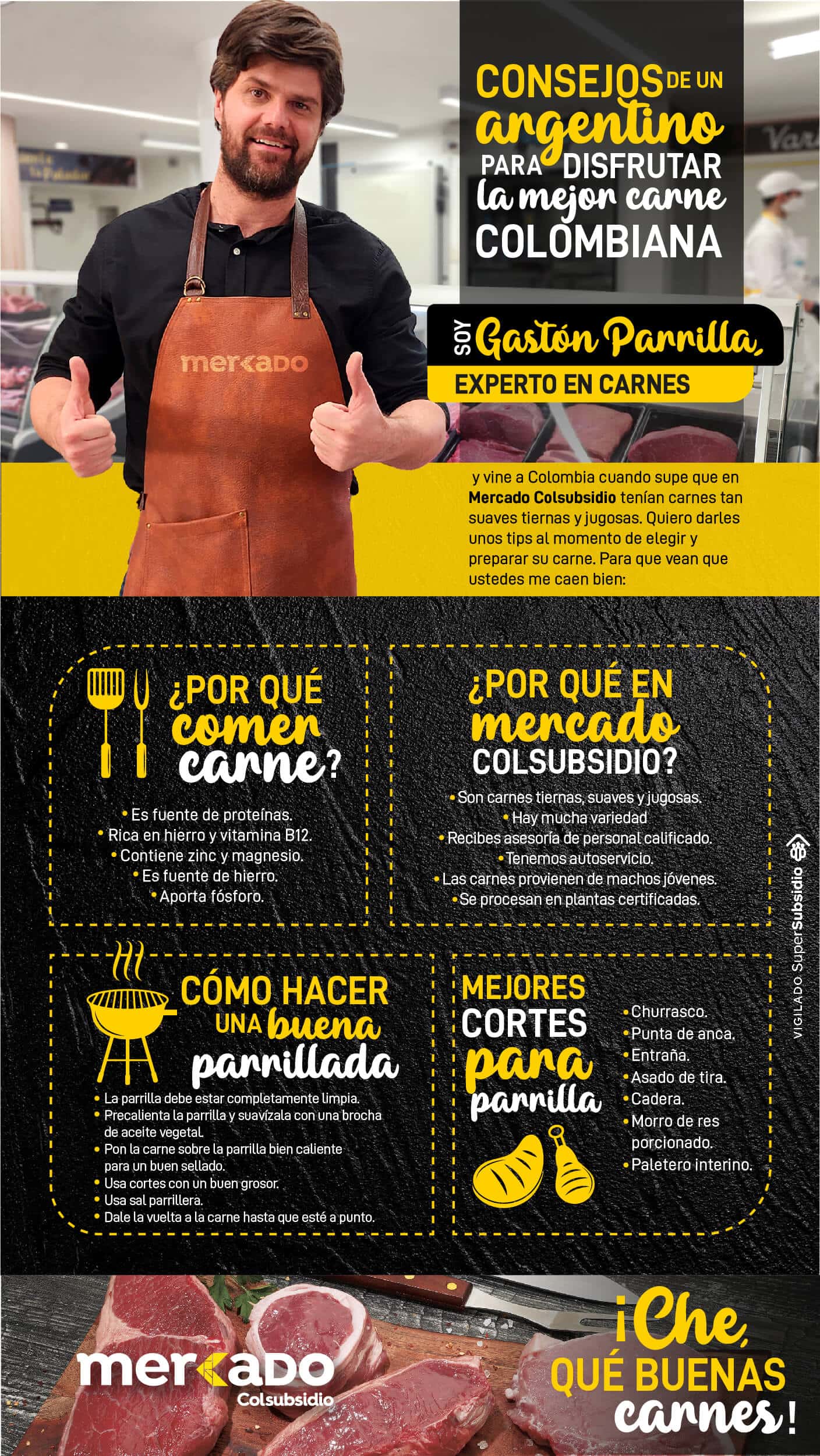 Gatón parrilla indicaciones 