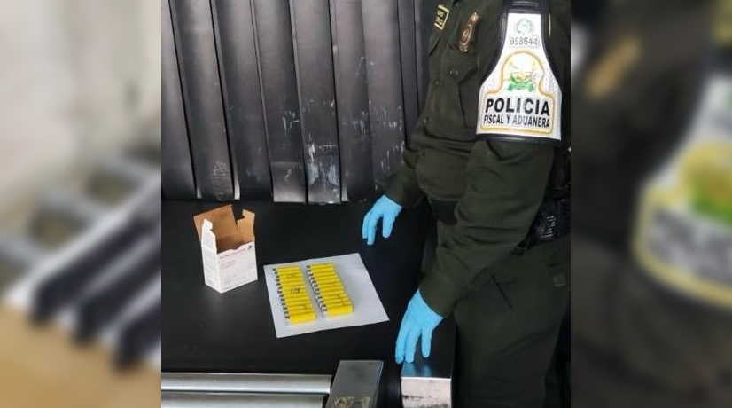 Hallaron material de guerra en aeropuerto El Dorado - Foto: Policía Nacional