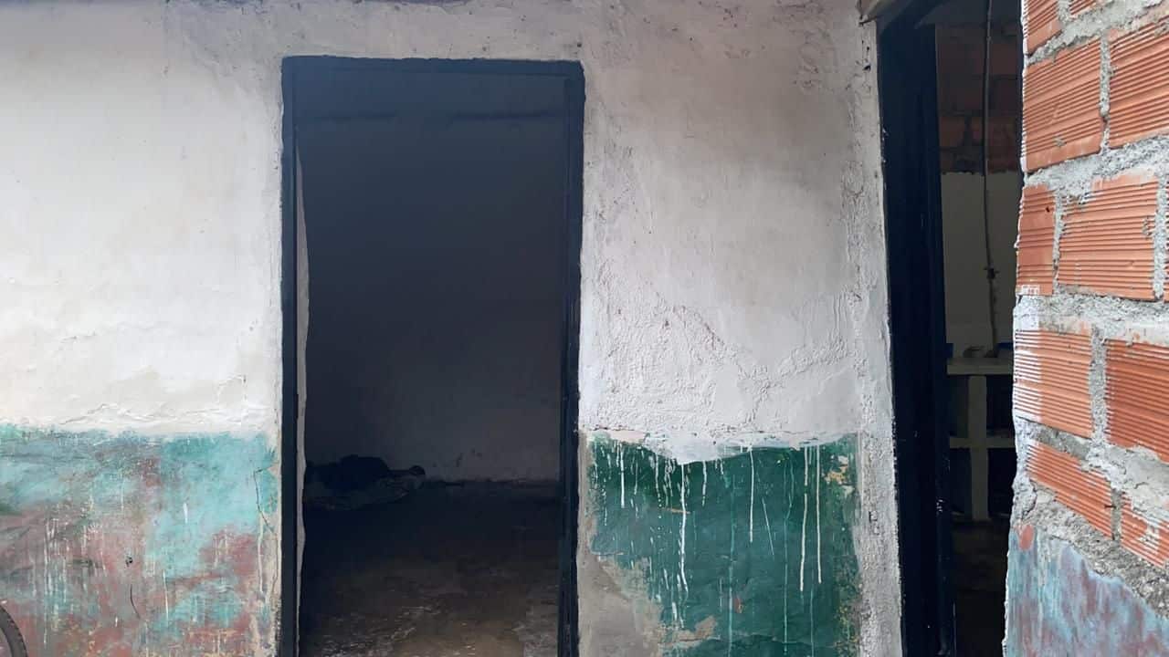 Foto: la vivienda donde se ocultaba Harold Andrés Echeverry