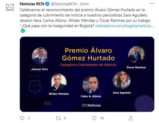 Equipo Noticias RCN Bogotá
