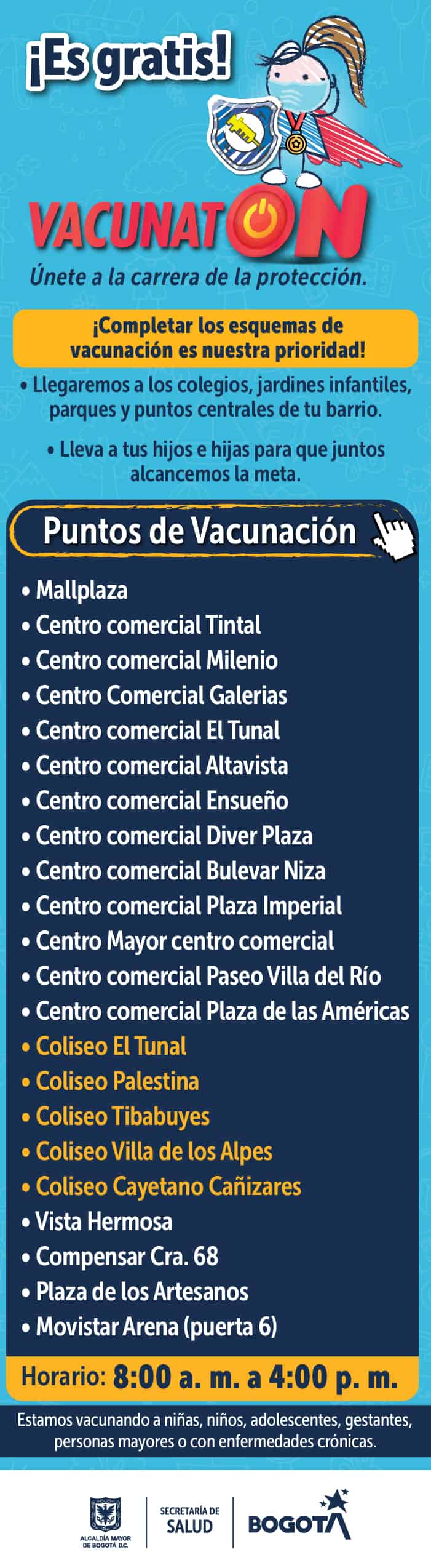 Vacunatón en Bogotá