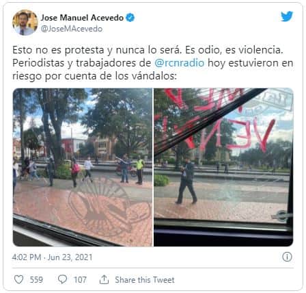 Foto: @JoseMAcevedo (Twitter)