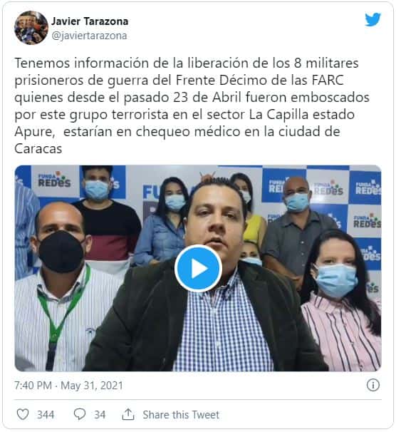 Foto: @javiertarazona (Twitter)