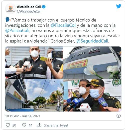 Foto: @AlcaldiaDeCali (Twitter)