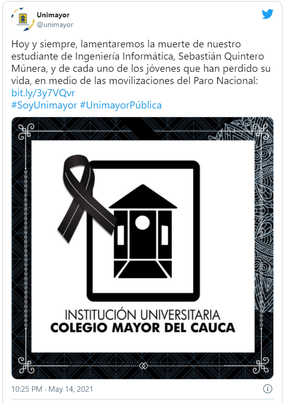 Foto: @unimayor (Twitter)