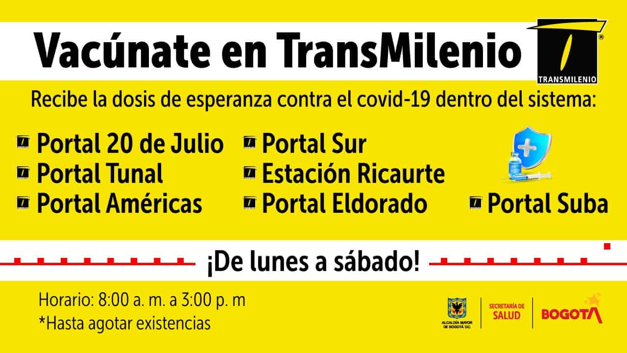 Vacunación Bogotá 2 de noviembre / Bogotá