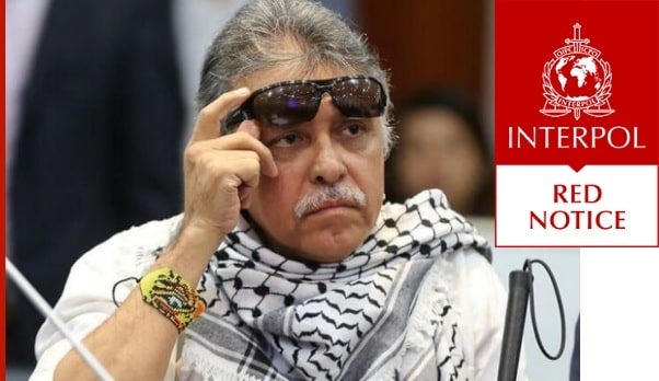 Interpol publica circular roja contra Jesús Santrich