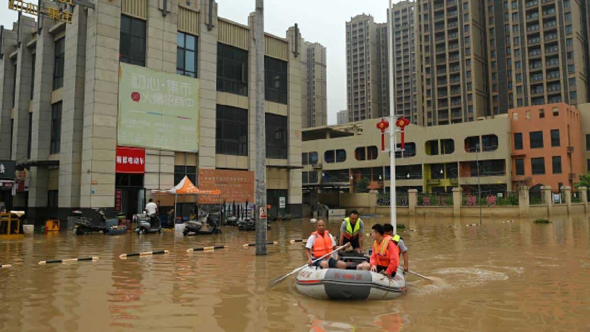 Víctimas por inundaciones en China