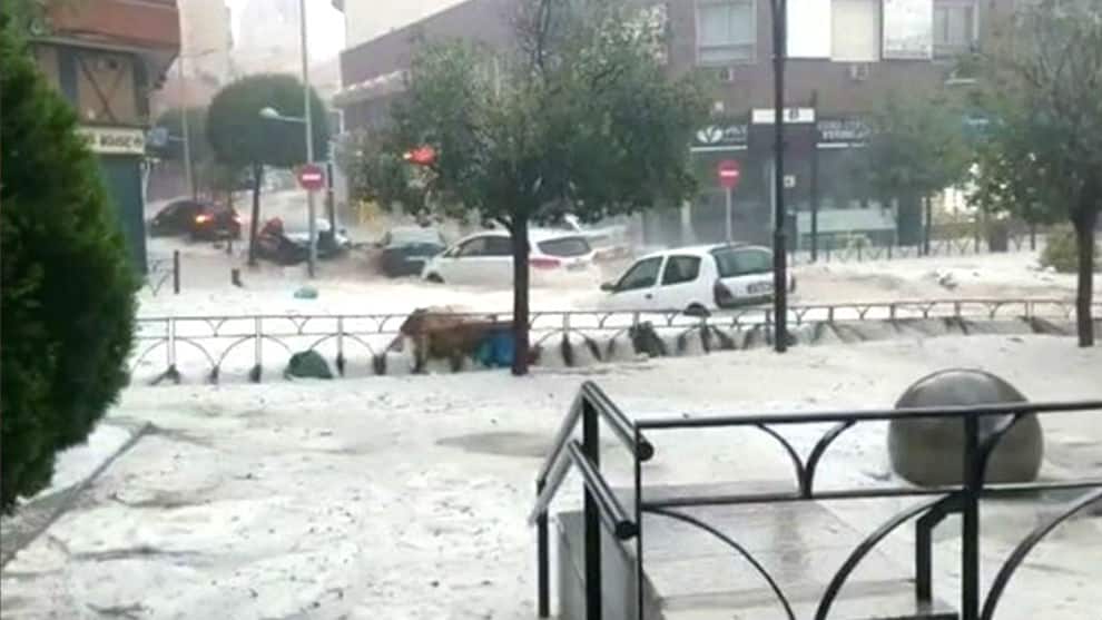 lluvias madrid hoy