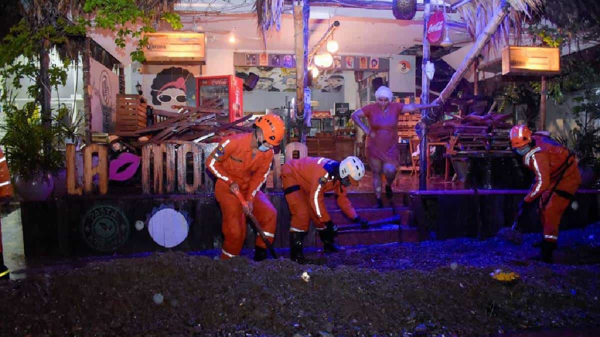 Inundaciones en Taganga