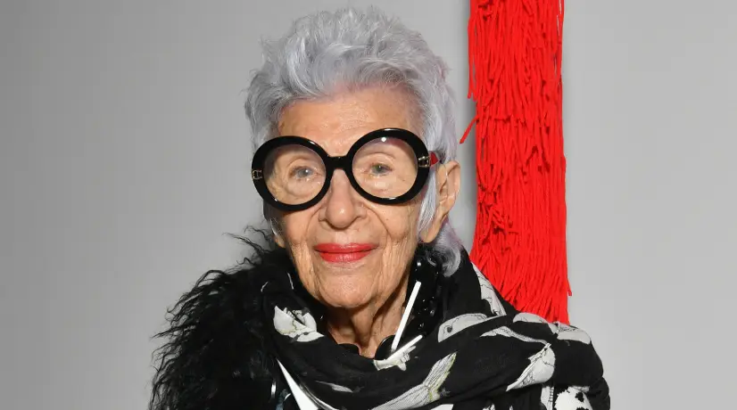 A sus 102 años, murió la icónica diseñadora Iris Apfel, este fue su legado en la moda
