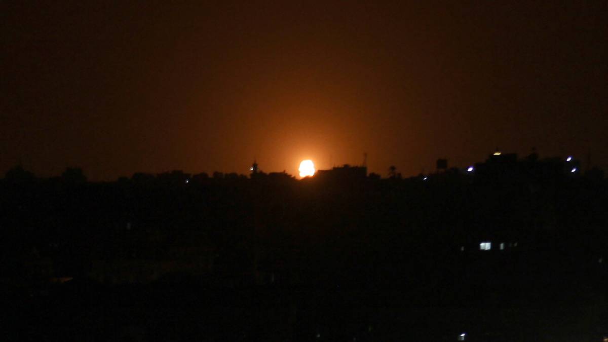Israel bombardeó la Franja de Gaza