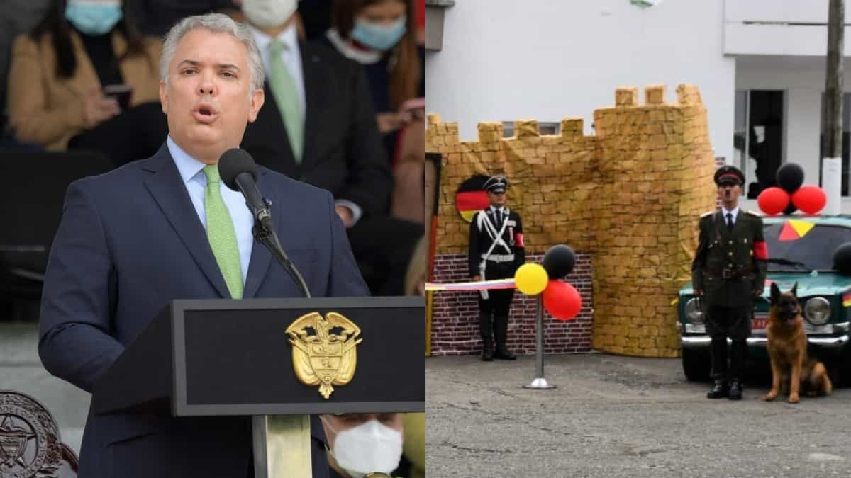 “Tienen que rodar cabezas”: Duque sobre polémica de policías con uniformes nazis
