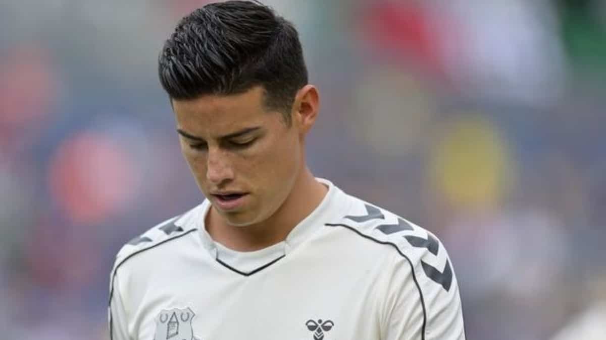 Rafa Benítez descartó a James para el próximo partido del Everton