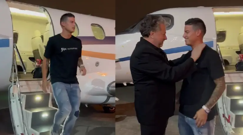 James Rodríguez ya está en Sao Paulo