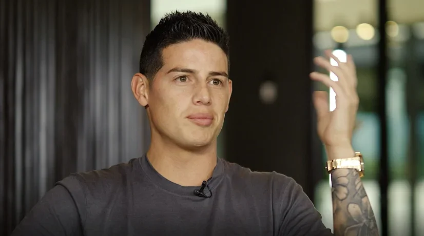 James Rodríguez en entrevista con Noticias RCN.