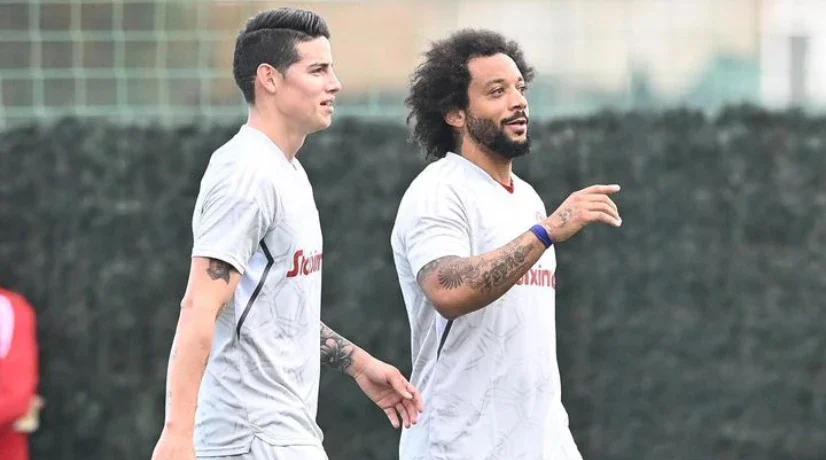 James Rodríguez mensaje despedida para Marcelo del Olympiacos