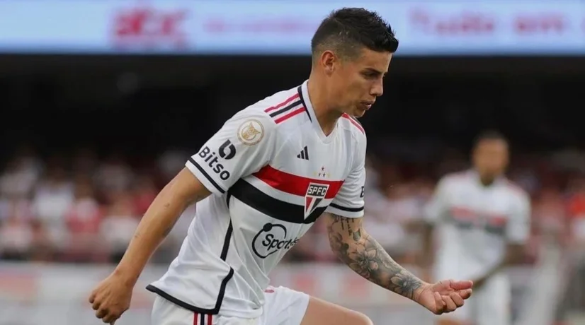 LDU Quito vs. São Paulo: EN VIVO, James Rodríguez va al banquillo de suplentes