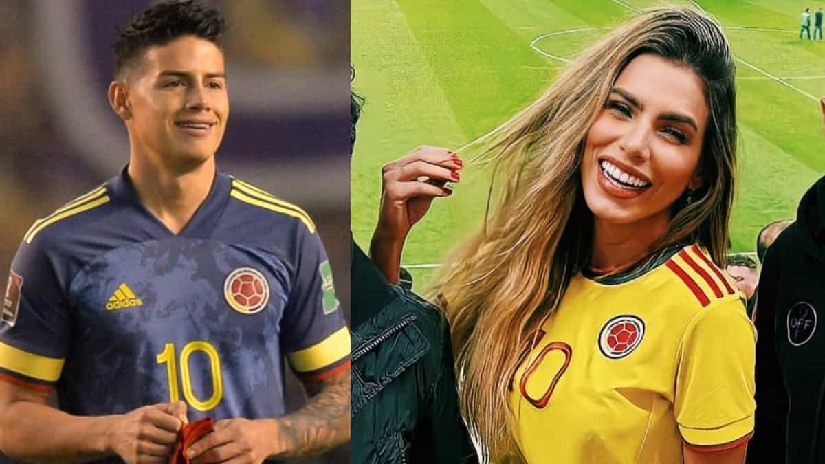 James Rodríguez y Erika Schneider