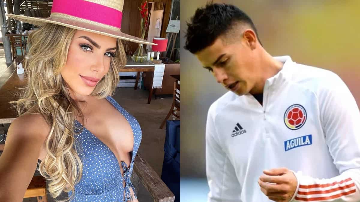 Erika Schneider y James Rodríguez