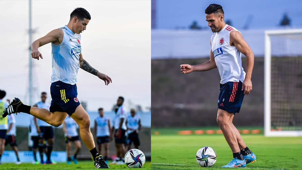 Colombia vs Perú: entrenamiento 25 de enero