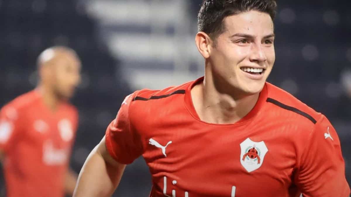 James Rodríguez, Al-Rayyan contra Al-Gharafa: Liga de Catar