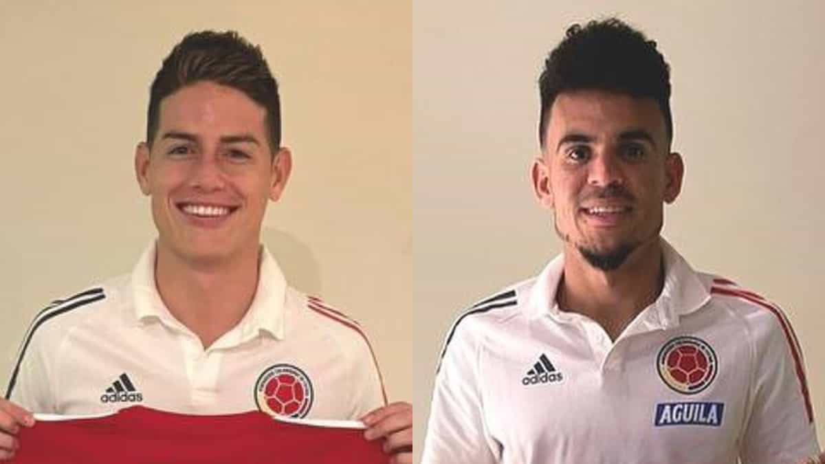 James Rodríguez y Luis Díaz, Junior de Barranquilla