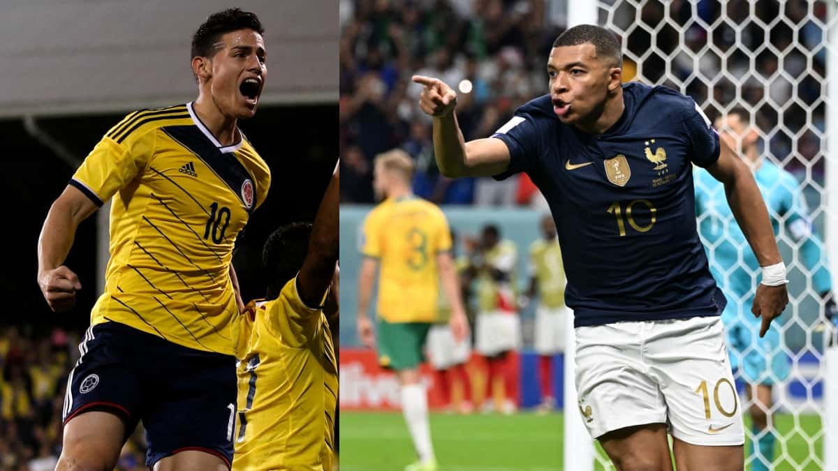 Kylian Mbappé, por marca de James Rodríguez: Mundial de Catar 2022