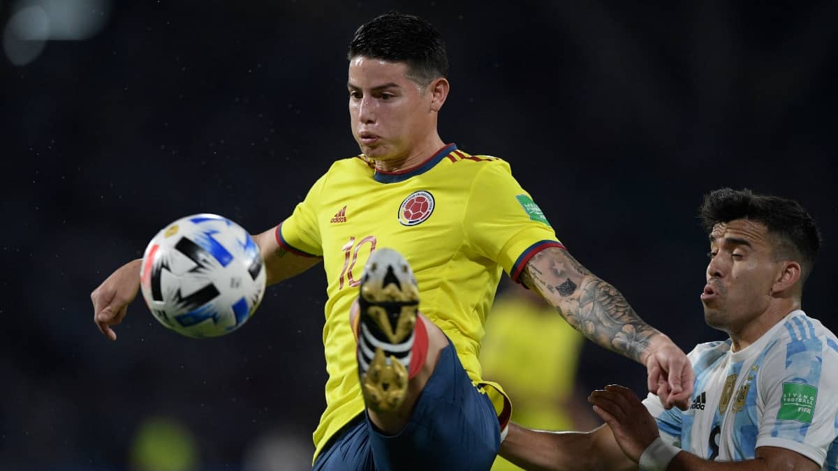 James Rodríguez, Argentina vs Colombia