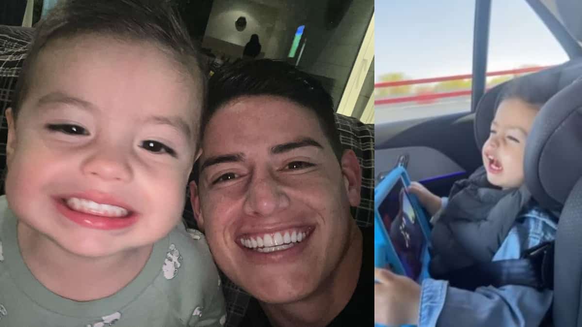 Samuel, hijo de James Rodríguez, cantó Índigo de Camilo